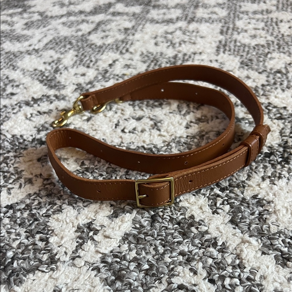 Clare V leather adjustable strap